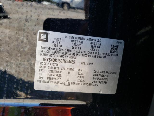 Photo 10 from auction – 2016 CADILLAC ESCALADE P with VIN 1GYS4DKJ6GR254435