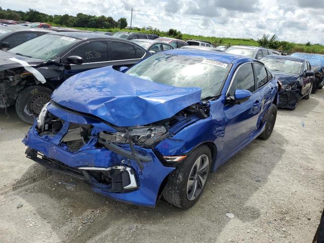 Photo 2 from auction – 2019 HONDA CIVIC LX with VIN 19XFC2F62KE042527