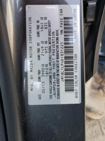 Photo 10 from auction – 2013 MAZDA 3 I with VIN JM1BL1LP4D1831225