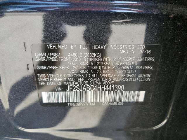 Photo 10 from auction – 2017 SUBARU FORESTER 2 with VIN JF2SJABC4HH441390