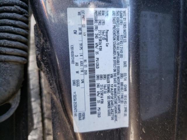 Photo 10 from auction – 2014 FORD FOCUS SE with VIN 1FADP3F24EL282758