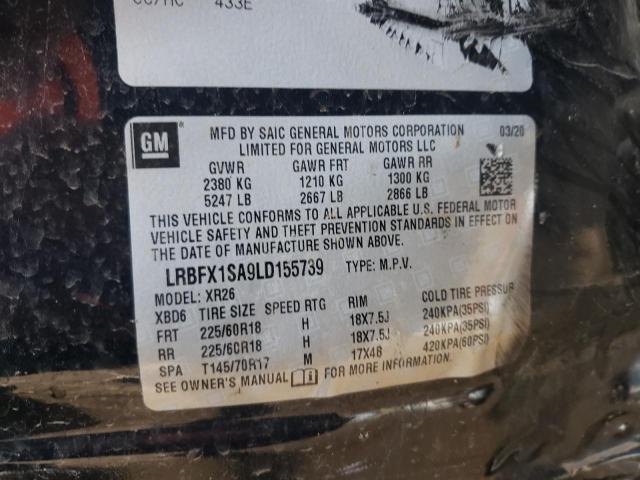 Photo 10 from auction – 2020 BUICK ENVISION P with VIN LRBFX1SA9LD155739