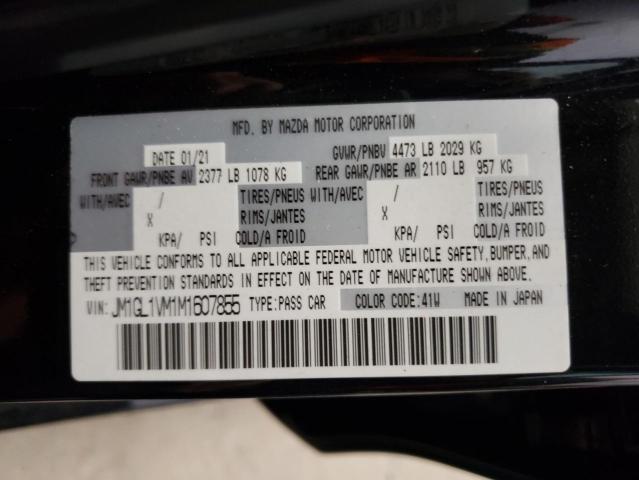 Photo 10 from auction – 2021 MAZDA 6 TOURING with VIN JM1GL1VM1M1607855