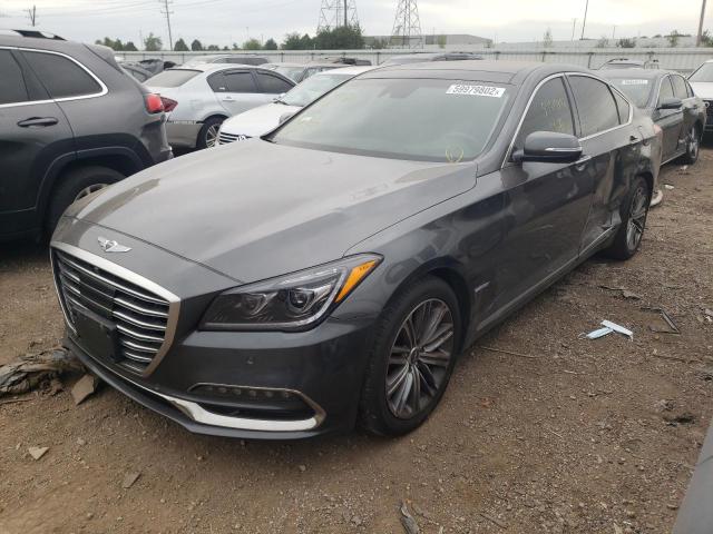 Photo 2 from auction – 2018 GENESIS G80 BASE with VIN KMHGN4JE3JU239839