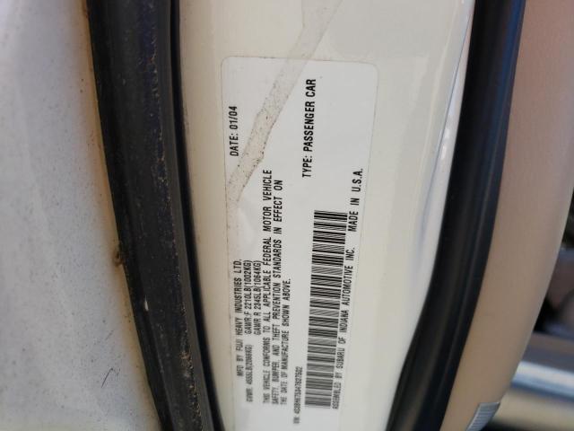 Photo 10 from auction – 2004 SUBARU OUTBACK with VIN 4S3BH675347637502