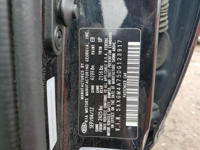 Photo 10 from auction – 2013 KIA OPTIMA LX with VIN 5XXGM4A75DG123917