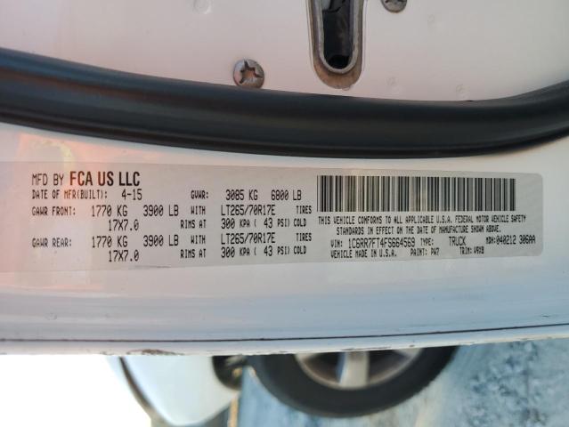 Photo 10 from auction – 2015 RAM 1500 ST with VIN 1C6RR7FT4FS664569