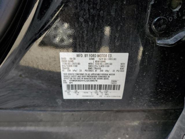 Photo 10 from auction – 2020 FORD EXPLORER X with VIN 1FMSK8DH1LGC98678