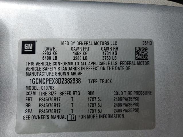Photo 10 from auction – 2013 CHEVROLET SILVERADO with VIN 1GCNCPEX8DZ382338