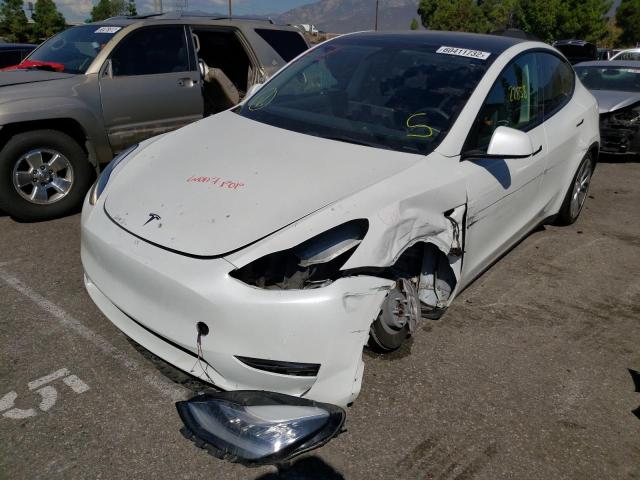 Photo 2 from auction – 2021 TESLA MODEL Y with VIN 5YJYGAEE7MF236659