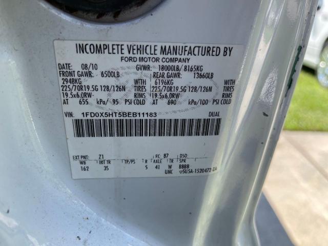 Photo 10 from auction – 2011 FORD F550 SUPER with VIN 1FD0X5HT5BEB11183