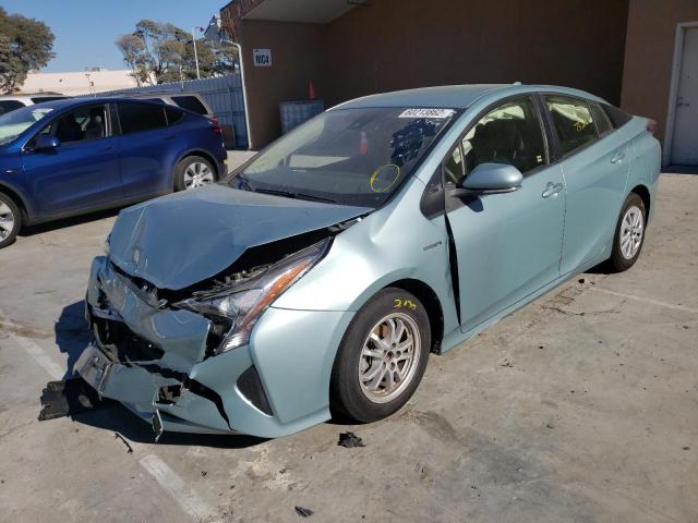 Photo 2 from auction – 2017 TOYOTA PRIUS with VIN JTDKBRFUXH3034734