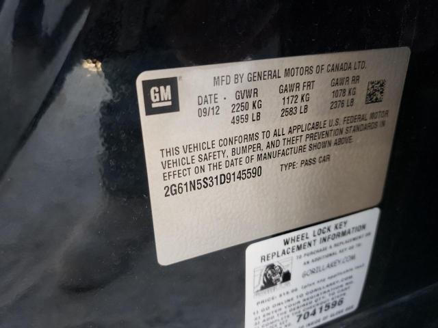 Photo 10 from auction – 2013 CADILLAC XTS with VIN 2G61N5S31D9145590