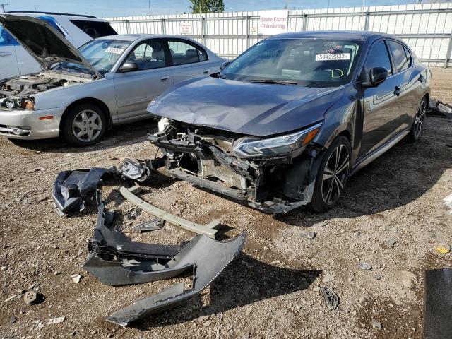 Photo 2 from auction – 2020 NISSAN SENTRA SR with VIN 3N1AB8DV3LY299113