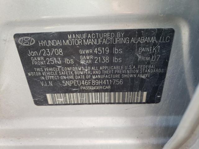 Photo 10 from auction – 2009 HYUNDAI SONATA SE with VIN 5NPEU46F89H411756