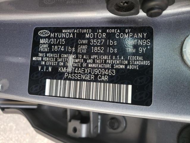 Photo 10 from auction – 2015 HYUNDAI ACCENT GLS with VIN KMHCT4AEXFU909463