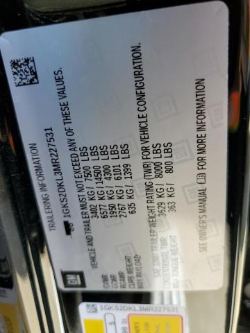 Photo 10 from auction – 2021 GMC YUKON DENA with VIN 1GKS2DKL3MR227531