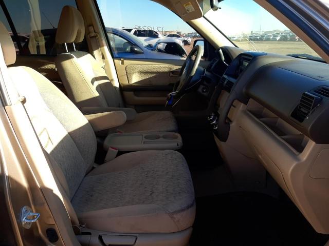 Photo 5 from auction – 2005 HONDA CR-V LX with VIN JHLRD68515C014237