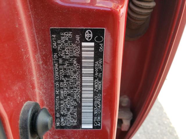 Photo 10 from auction – 2014 TOYOTA PRIUS with VIN JTDKN3DU3E0375137