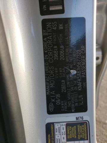 Photo 10 from auction – 2017 KIA FORTE LX with VIN KNAFK5A87H5677323