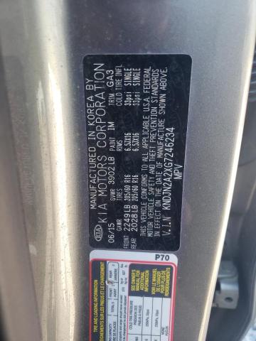 Photo 10 from auction – 2016 KIA SOUL with VIN KNDJN2A2XG7246234