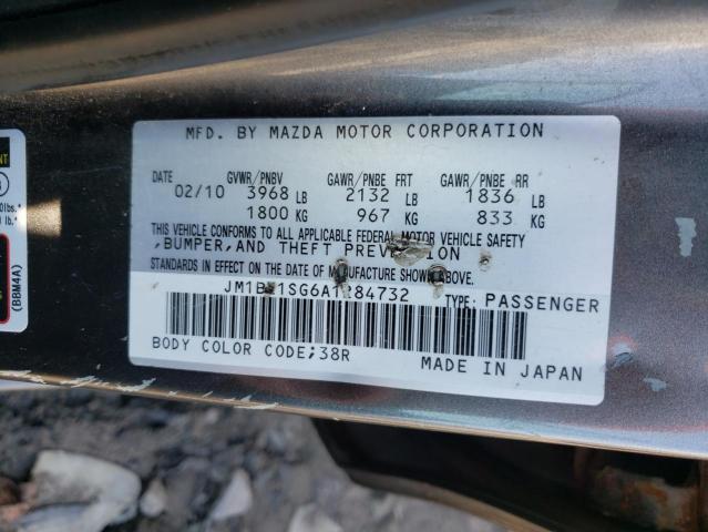 Photo 10 from auction – 2010 MAZDA 3 I with VIN JM1BL1SG6A1284732
