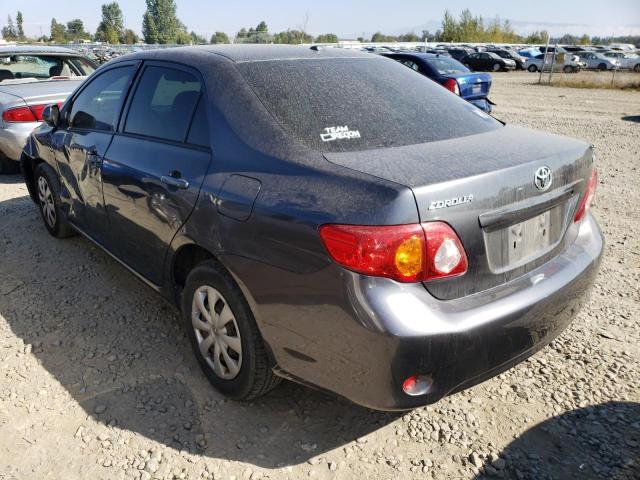 Photo 3 from auction – 2009 TOYOTA COROLLA BA with VIN JTDBL40E099076569