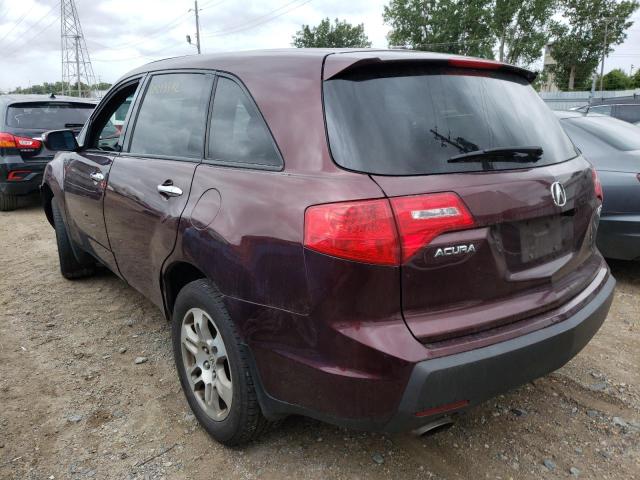 Photo 3 from auction – 2007 ACURA MDX TECHNO with VIN 2HNYD28307H529417