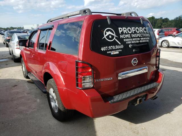 Photo 3 from auction – 2007 NISSAN PATHFINDER with VIN 5N1AR18U57C621861