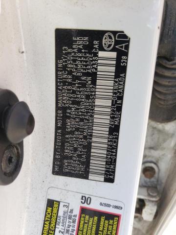 Photo 10 from auction – 2014 TOYOTA COROLLA L with VIN 2T1BURHE2EC055497