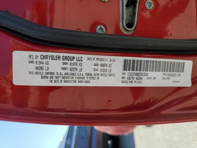 Photo 10 from auction – 2014 DODGE DART SXT with VIN 1C3CDFBB6ED815391