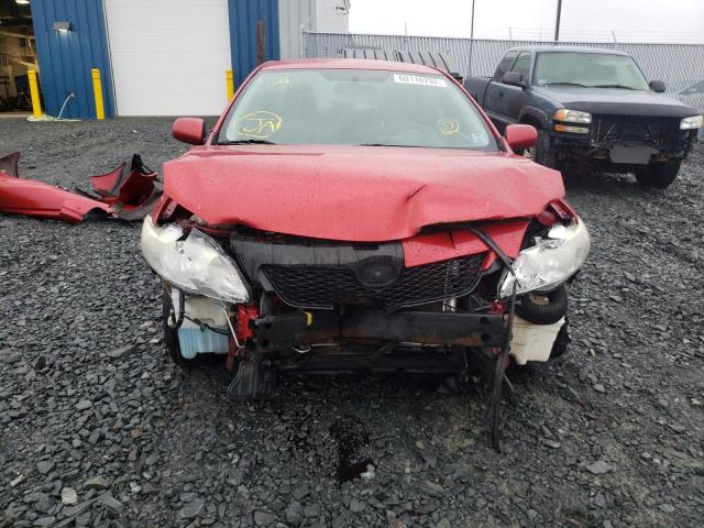 Photo 9 from auction – 2009 TOYOTA COROLLA with VIN 2T1BU40E39C146850