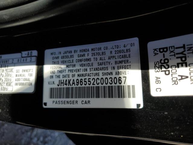 Photo 10 from auction – 2002 ACURA 3.5RL with VIN JH4KA96552C003067