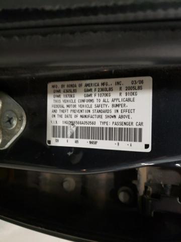 Photo 10 from auction – 2006 HONDA ACCORD EX with VIN 1HGCM66566A050560