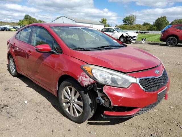 KIA FORTE LX 2014 with VIN KNAFX4A6XE5240647 - Photo from auction