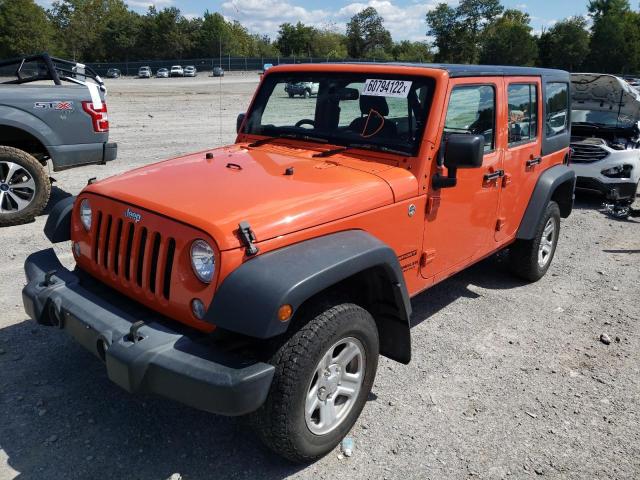 JEEP WRANGLER U 2015 with VIN 1C4BJWKG4FL710450 - Photo from auction