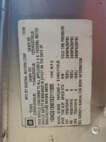Photo 10 from auction – 1999 CHEVROLET BLAZER with VIN 1GNCS13W1X2111305