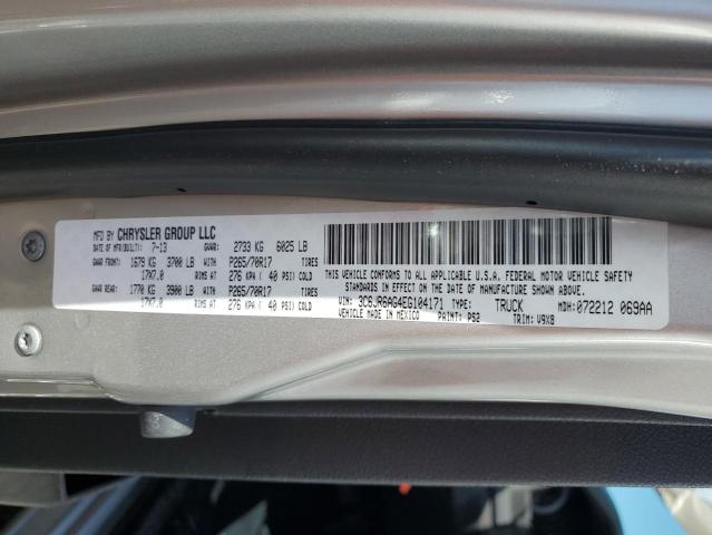 Photo 10 from auction – 2014 RAM 1500 ST with VIN 3C6JR6AG4EG104171