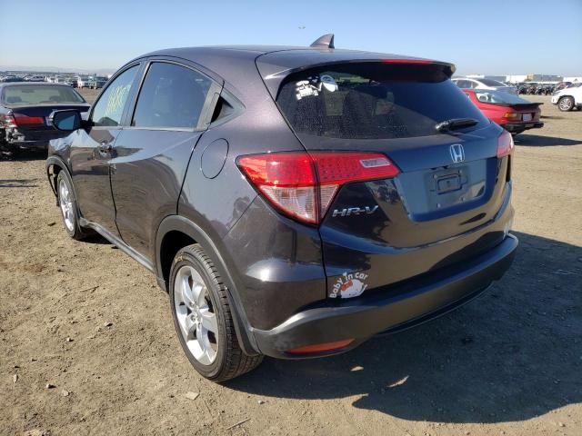 Photo 3 from auction – 2016 HONDA HR-V EX with VIN 3CZRU5H52GM731815