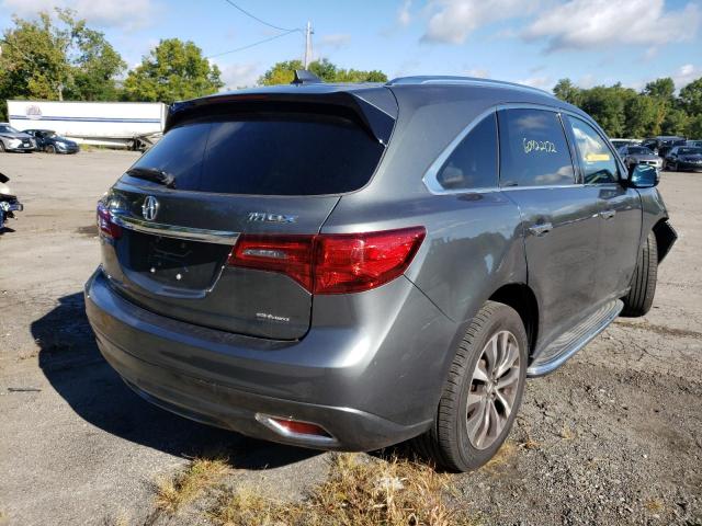Photo 4 from auction – 2016 ACURA MDX TECHNO with VIN 5FRYD4H44GB012409