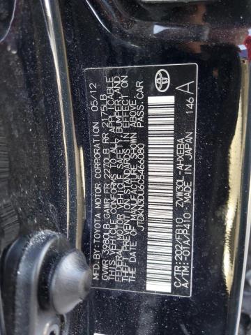 Photo 10 from auction – 2012 TOYOTA PRIUS with VIN JTDKN3DU6C5466080