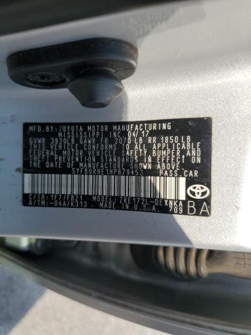 Photo 10 from auction – 2017 TOYOTA COROLLA L with VIN 5YFBURHE1HP678453