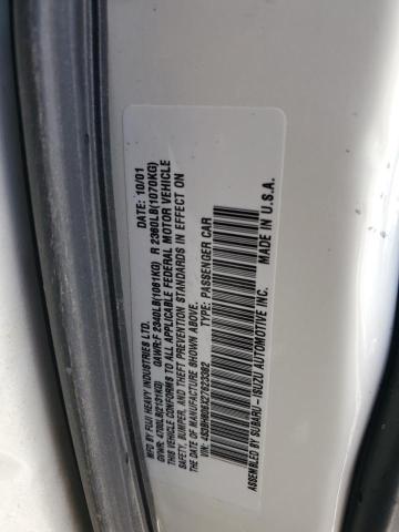Photo 10 from auction – 2002 SUBARU LEGACY OUT with VIN 4S3BH806X27623382
