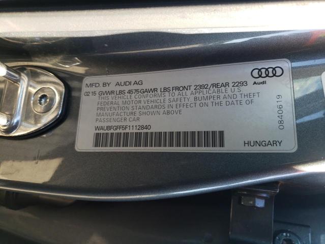 Photo 10 from auction – 2015 AUDI S3 PREMIUM with VIN WAUBFGFF5F1112840