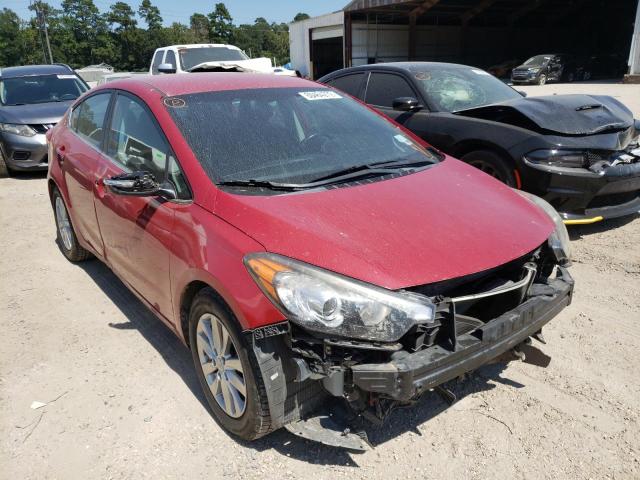 KIA FORTE EX 2015 with VIN KNAFX4A80F5281498 - Photo from auction
