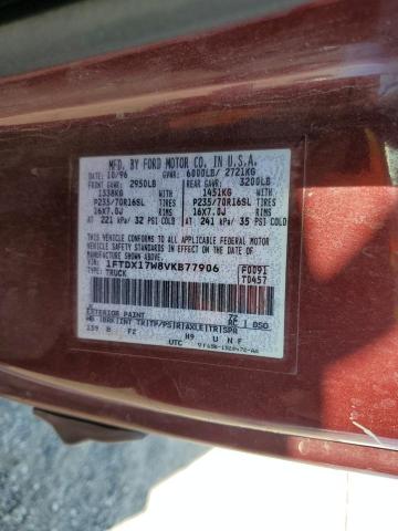 Photo 10 from auction – 1997 FORD F150 with VIN 1FTDX17W8VKB77906