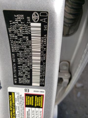 Photo 10 from auction – 2011 TOYOTA COROLLA BA with VIN 2T1BU4EEXBC586286