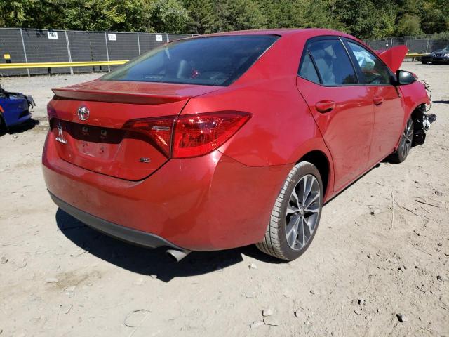 Photo 4 from auction – 2017 TOYOTA COROLLA L with VIN 5YFBURHE6HP582785