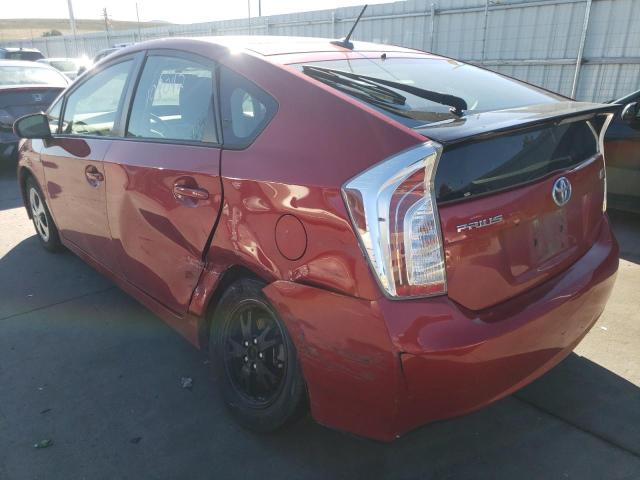 Photo 3 from auction – 2012 TOYOTA PRIUS with VIN JTDKN3DU3C1570033