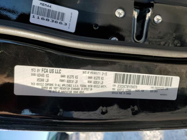 Photo 10 from auction – 2015 DODGE CHARGER R/ with VIN 2C3CDXCT8FH784579